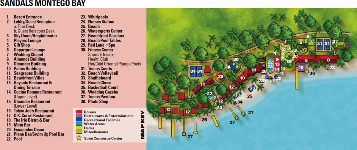 jamaica resort mapa montego bay
