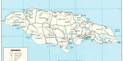 Jamajka dálnici 2000 mapě