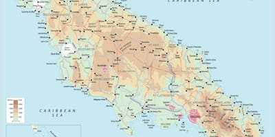 Mapa pokladu bach jamajka