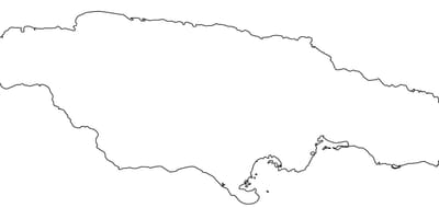 Mapa skica jamajka